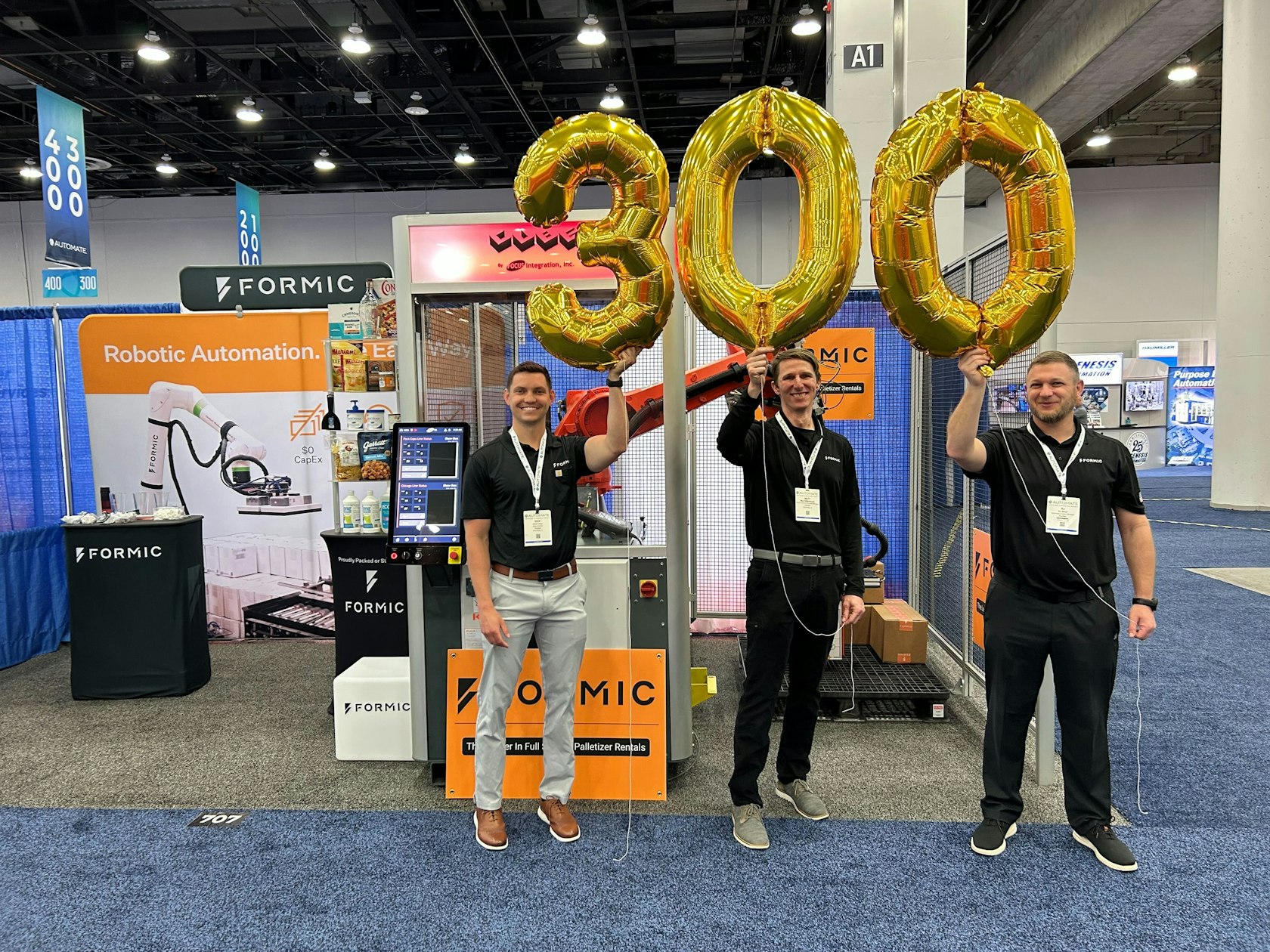 Formic Celebrates Major Production Milestone at Automate 2025